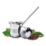 ركوة قهوة مع غطاء / قطعتان.