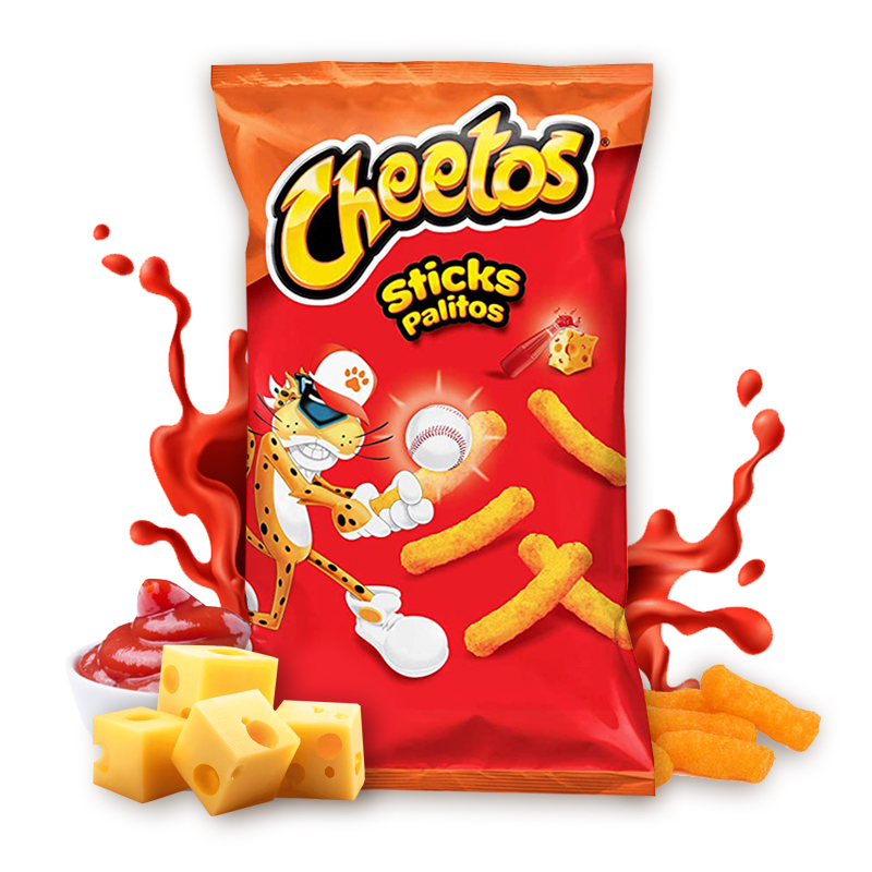 Snack di mais  Cheetos  formaggio e ketchup 100g
